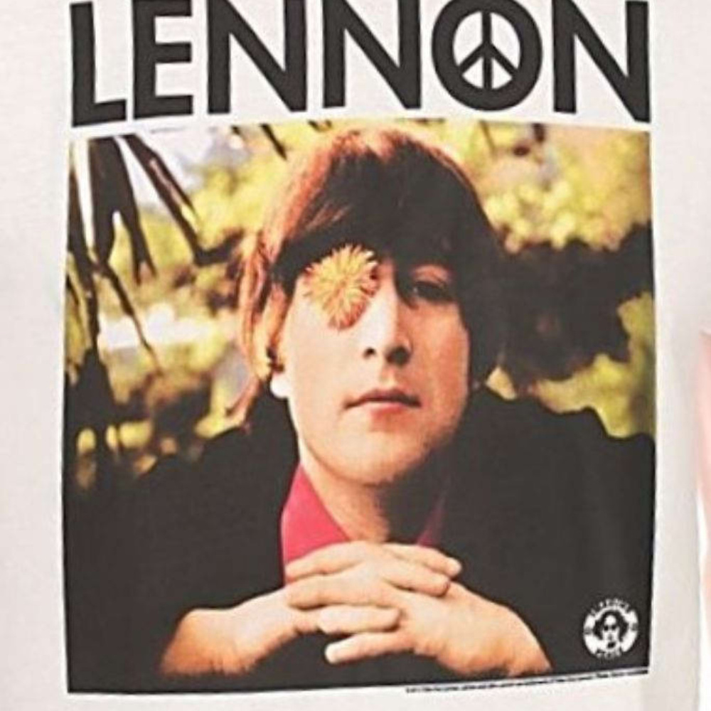 John Lennon Beatles Photo T-shirt L XL NWT - Picture 2 of 2